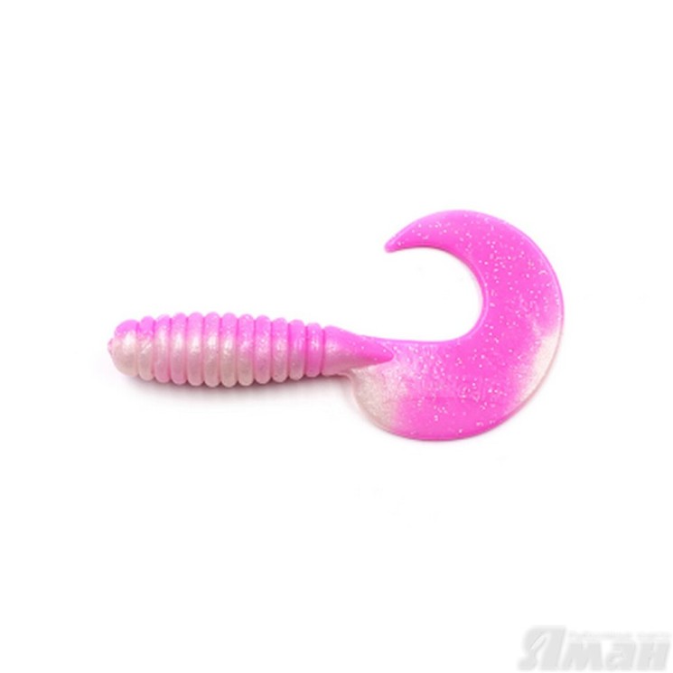 Твистер Yaman Spiral, 6", цвет 29 - Pink Pearl, 4 шт Y-S6-29