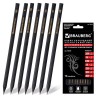 Карандаши чернографитные Brauberg Black Jack (2Н-4В) 12 шт 180620