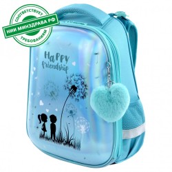 Ранец Brauberg Premium, 2 отделения,  Happy friendship, 38х29х16 см, 270591