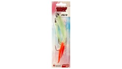 Крючок с кембриком Higashi Gummi Makk №8/0 цвет 02 Red Head (3 шт)