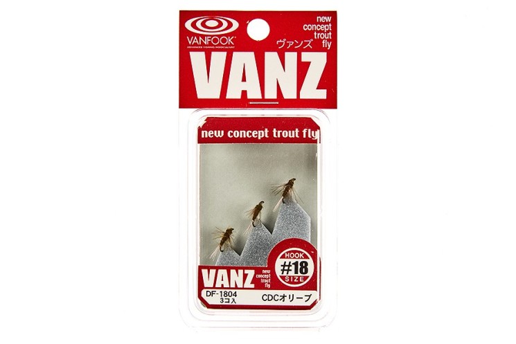 Нахлыстовые мушки Vanfook Dry Fly 1804 CDC, 3 шт