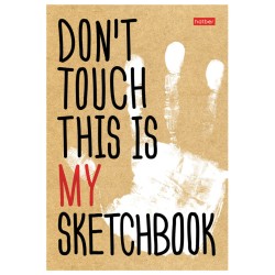 Скетчбук 145х205 мм Hatber Don't Touch 80 листов, 100 г/м2 80ББ5A_17179