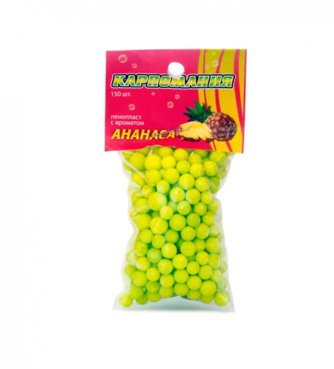 Пенопласт для рыбалки Карпомания Ананас 150 шт