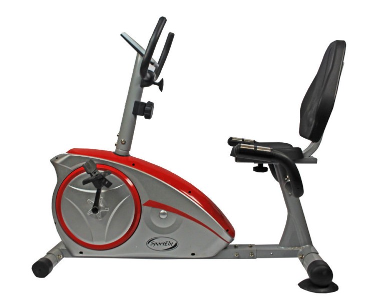 Магнитный горизонтальный велотренажер Sport Elite SE-601R