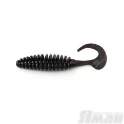 Твистер Yaman Battery Tail, 5", цвет 31 - Black Red Flake, 3 шт Y-BT5-31-3
