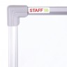 Доска магнитно-маркерная НА СТЕНДЕ 90х120 см 2-сторонняя Staff ECO 238143