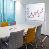 Доска магнитно-маркерная НА СТЕНДЕ 90х120 см 2-сторонняя Staff ECO 238143