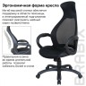 Кресло офисное Brabix Premium Genesis EX-517 тань/экокожа/сетка, черное 531574