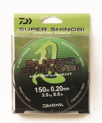 Леска Daiwa Super Shinobi 150м 0,20мм (3,9кг) светло-зеленая