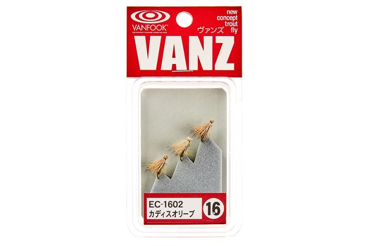 Нахлыстовые мушки Vanfook Eil Hair Caddis 1602, 3 шт