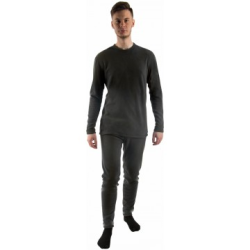 Термобелье флисовое унисекс комплект (рубашка+штаны) BASE FLEECE, цвет графит, Premier fishing