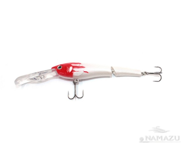 Воблер Namazu Jointed Zun Minnow, 130 мм, 12,5г, минноу, плавающий (0,5-2,5 м), цвет 1 N39-130-1