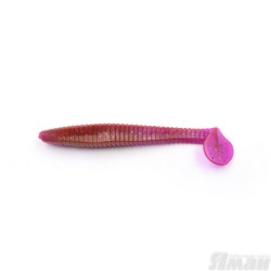 Виброхвост Yaman Flatter Shad, 4", цвет 21 - Magic Violet, 5 шт Y-FS4-21