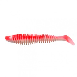 Виброхвост Yaman PRO Arris Shad, р.2,5 inch, цвет #27 - Red White (уп. 7 шт.) YP-AS25-27