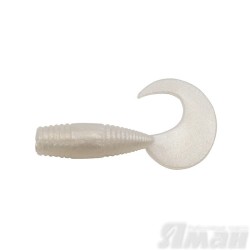 Твистер Yaman Spry Tail, 3" цвет 28 - Pearl, 8 шт Y-ST3-28