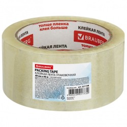Скотч 48 мм х 66 м прозрачный 45 мкм Brauberg 221108 цена за 9 шт