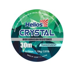 Леска всесезонная Helios CRYSTAL Nylon Transparent 0,10-0,30mm/30 метров