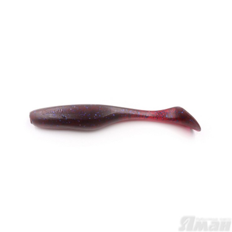 Виброхвост Yaman Greedy Shad, 4", цвет 04 - Grape, 4 шт Y-GS4-04