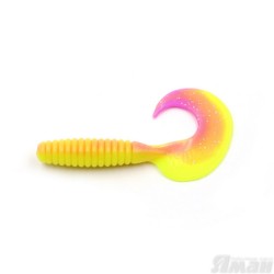 Твистер Yaman Spiral, 3,5", цвет 24 - Gum, 10 шт Y-S35-24