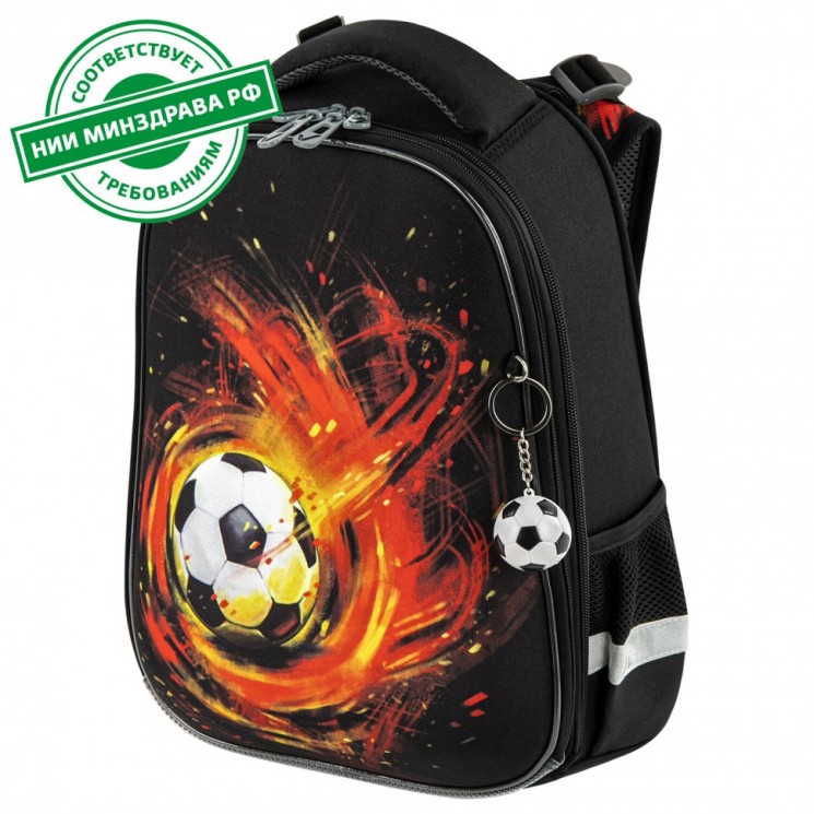 Ранец Brauberg Premium, 2 отделения,  Fireball, 38х29х16 см, 270598