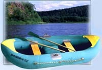 Двухместная надувная резиновая лодка Уфимка-22, УЗЭМИК, Уфа