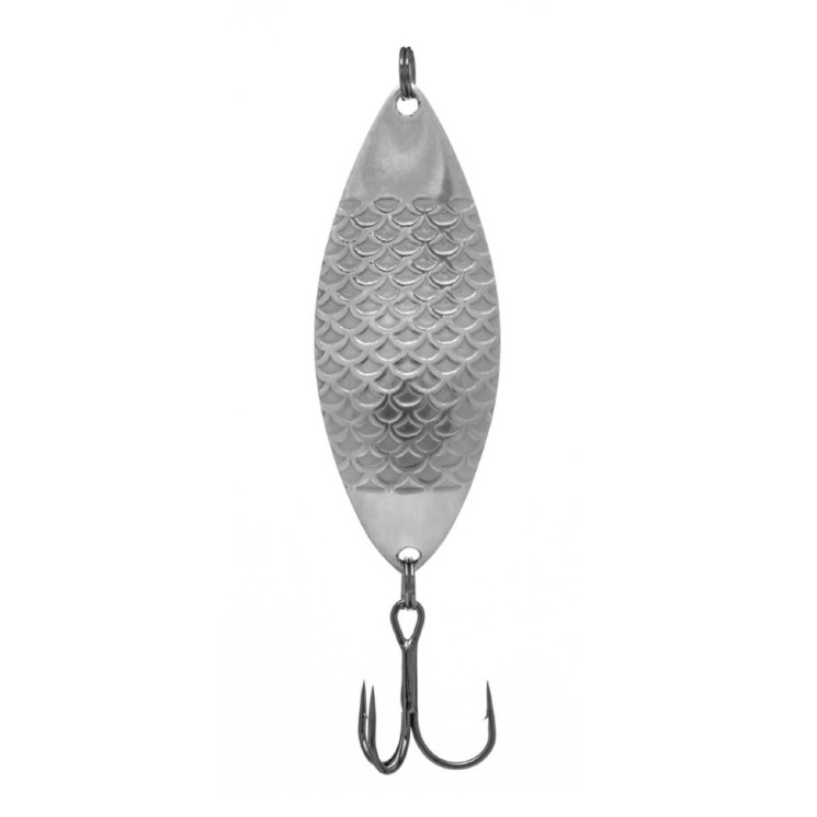 Блесна Helios Карась 18г. Серебро чешуя 1233