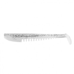 Виброхвост Helios Varuna 4,33"/11см, цвет White & Sparkles 7 шт HS-35-002