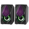Колонки компьютерные Defender SOLAR 1, 2.0, 6 Вт, пластик, чёрные, 65401 513680