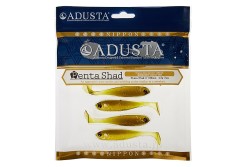 Виброхвост Adusta Penta shad 4" цвет 118 Ghost Ayu, 6 шт