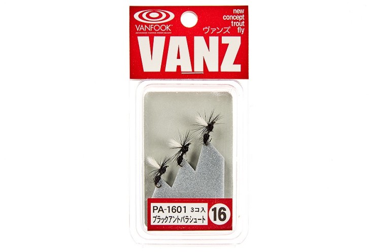 Нахлыстовые мушки Vanfook Parachute 1601, 3 шт