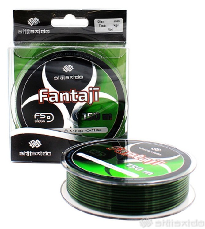 Леска Shii Saido Fantaji, 150 м, 0,309 мм, до 7,01 кг, черно SFF150-0,309