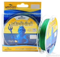 Шнур плетеный Namazu Supahiro 4Х, 100 м, 0,40 мм, до 34,48 кг, болотно-зел NSH100-0,4