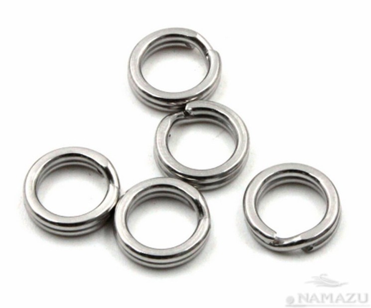 Заводное кольцо Namazu, цв. Cr, р. 4 ( d=8 mm), до 23 кг 10 шт N-FT-RA4
