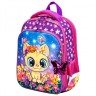 Ранец Brauberg Quadro, 3 отделения,  Charming kitten, 37х28х18 см, 270602
