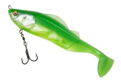 Виброхвост Adusta Pick tail swiммer 5" цвет 201 Green Chart Shad