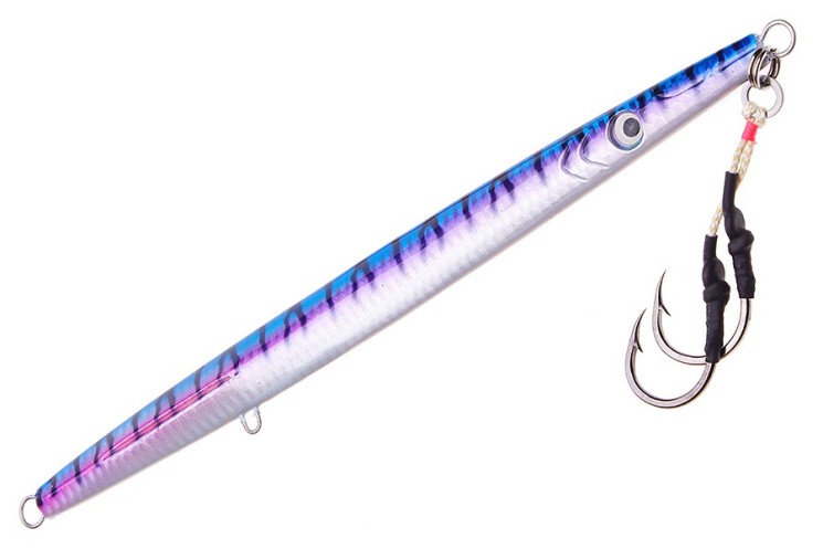 Пилькер Asari Seaga Max 240г цвет 61 Silver/Purple
