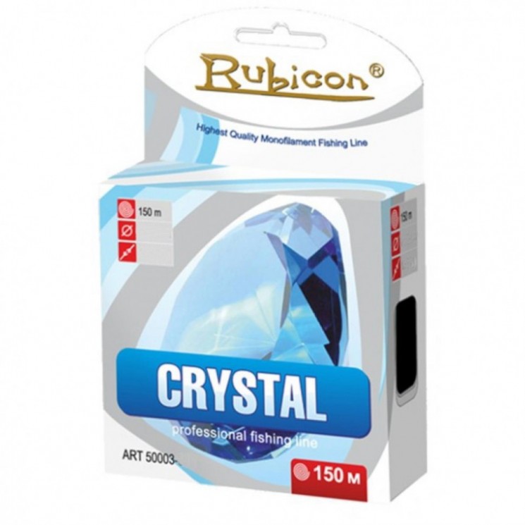 Леска Rubicon Crystal 0,28мм 150м Light Gray 405150-028