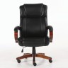 Кресло руководителя Brabix Premium Magnum EX-701 дерево/кожа, черное 531827