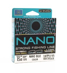 Леска Balsax Nano Blue Box 100м 0,22 (7,0кг)