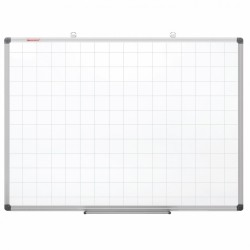 Доска магнитно-маркерная в клетку, 60х90 см, алюминиевая рамка, Brauberg Extra, 237563