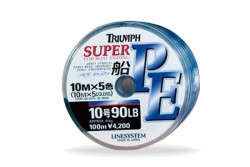 Шнур плетеный Linesystem Triuмph Fune PE #14 (0,62мм) 100м multicolor