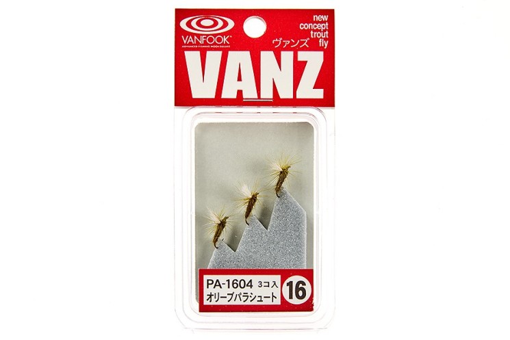 Нахлыстовые мушки Vanfook Parachute 1604, 3 шт