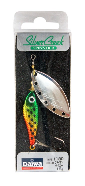 Блесна Daiwa Silver Creek Spinner-R 1180 Fire Tiger 10000027 (16100-418RU)