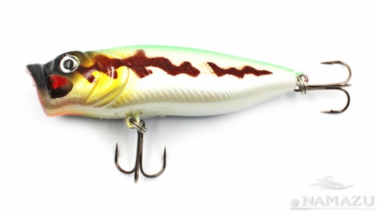 Воблер Namazu Prospector Long, 80мм, 12,8г, поппер, поверхностный, цвет 15 N3-80-15L