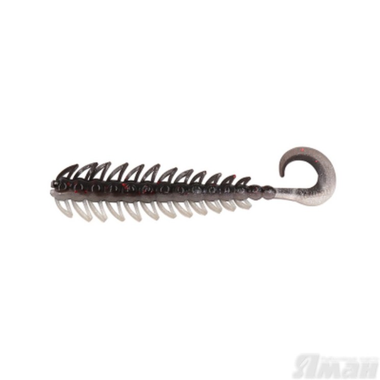 Твистер Yaman Ruff, 5", цвет 34 - Black Red Flake Y-R5-34