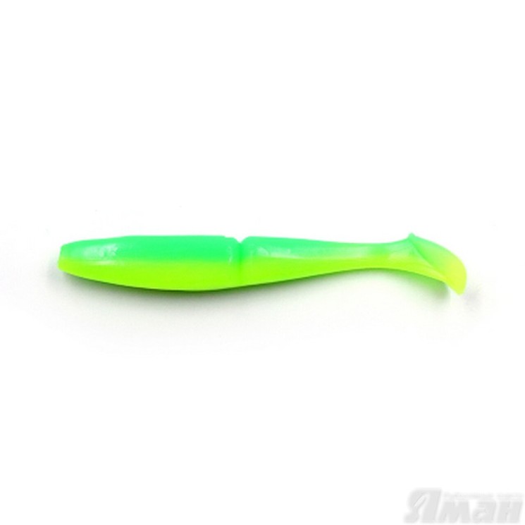 Виброхвост Yaman Mamura, 3", цвет 30 - Lime Chartreuse, 6 шт Y-M3-30