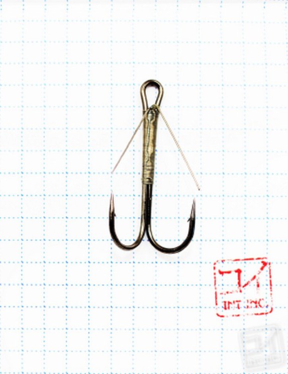 Крючок Koi Weedless Double Hook № 1 , BN, двойник незацепляйка (5 шт.) KH2325-1BN