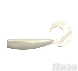 Твистер Yaman Lazy Tail Shad, 7" цвет 01 - White, 3 шт Y-LTS7-01