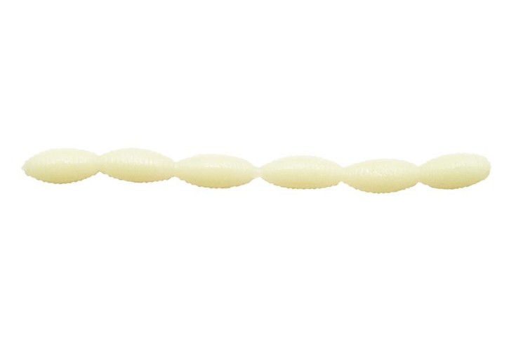 Приманка личинка Nikko Dappy Fly Larvae L 48мм цвет White, 30 шт