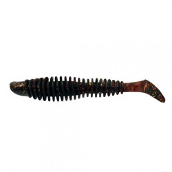 Виброхвост Yaman PRO Arris Shad, р.4 inch, цвет #09 - Motor Oil (уп. 4 шт.) YP-AS4-09